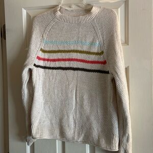 Sonoma Stripes Honeycomb Sweater